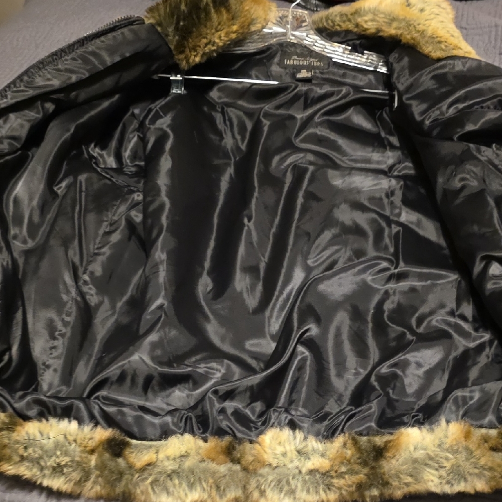 Fabulous Furs Black Faux Fur Coat - Picture 4 of 8